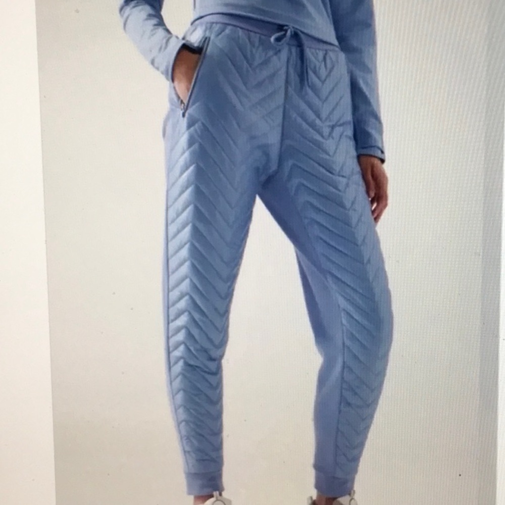 Athleta Down Quilted Jogger Solstice Pants
